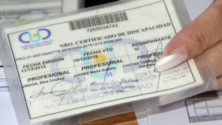 EL CERTIFICADO ÚNICO DE DISCAPACIDAD NO TENDRÁ FECHA DE VENCIMIENTO