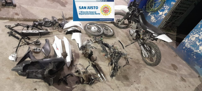 ALLANAMIENTOS POSITIVOS: RECUPERAN DOS MOTOCICLETAS ROBADAS