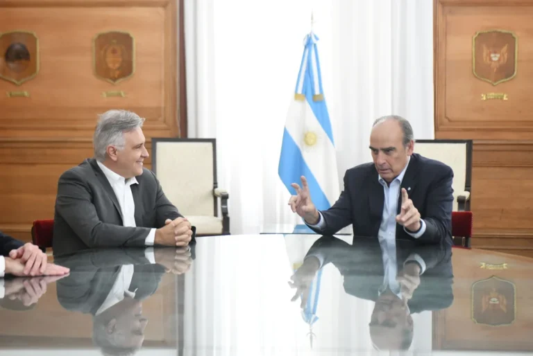LLARYORA SE REUNIÓ CON EL MINISTRO DEL INTERIOR GUILLERMO FRANCOS