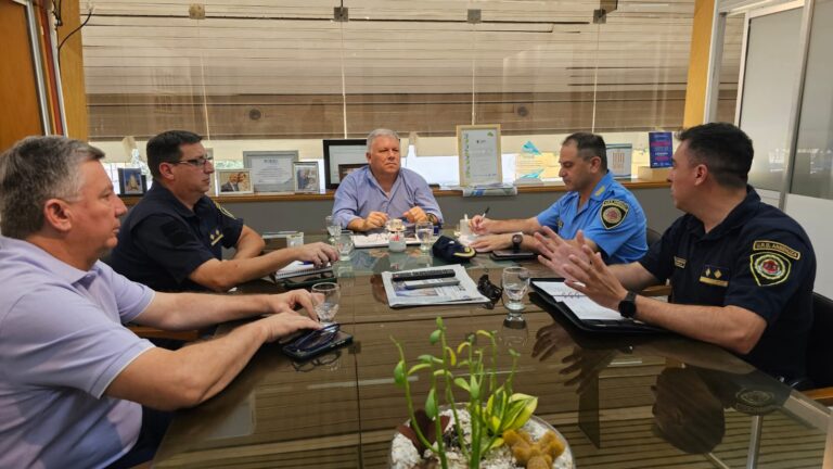 EL INTENDENTE GESTIONA LE LLEGADA DE NUEVOS EFECTIVOS POLICIALES